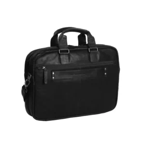 The Chesterfield Brand Borsa Porta PC In Pelle Nero Seth