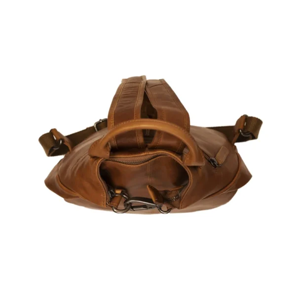 The Chesterfield Brand Zaino In Pelle Cognac Saar - immagine 7