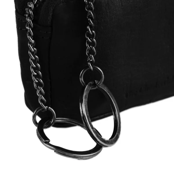 The Chesterfield Brand Portachiavi In Pelle Nero Corey - immagine 2