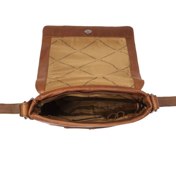 The Chesterfield Brand Borsa A Tracolla In Pelle Cognac Bodin - immagine 4