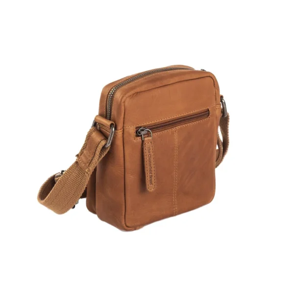 The Chesterfield Brand Borsa A Tracolla In Pelle Cognac Bremen - immagine 7
