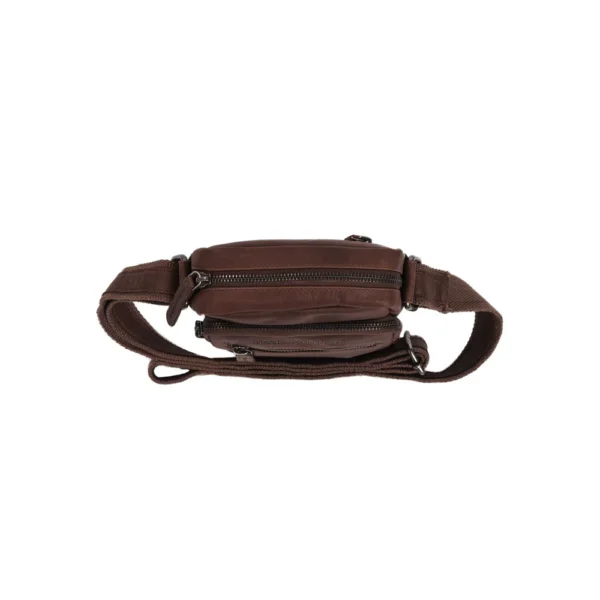 The Chesterfield Brand Borsa A Tracolla In Pelle Marrone Bremen - immagine 4