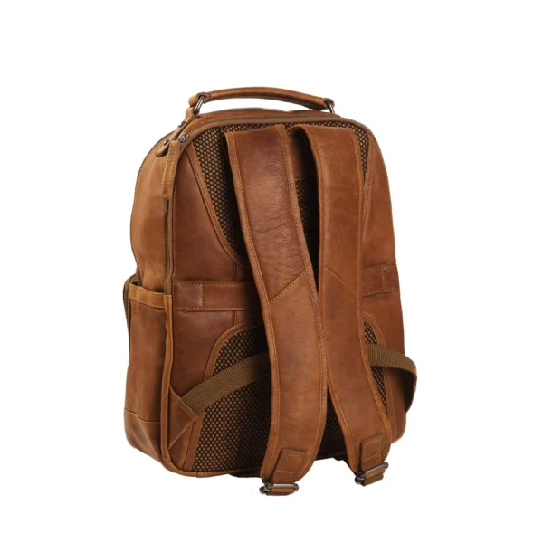 The Chesterfield Brand Zaino In Pelle Cognac Austin - immagine 3