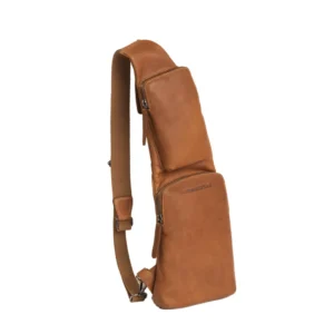 The Chesterfield Brand Borsa A Tracolla In Pelle Cognac Logan