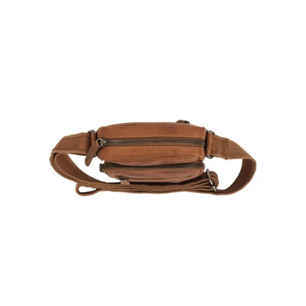 The Chesterfield Brand Borsa A Tracolla In Pelle Cognac Bremen - immagine 5