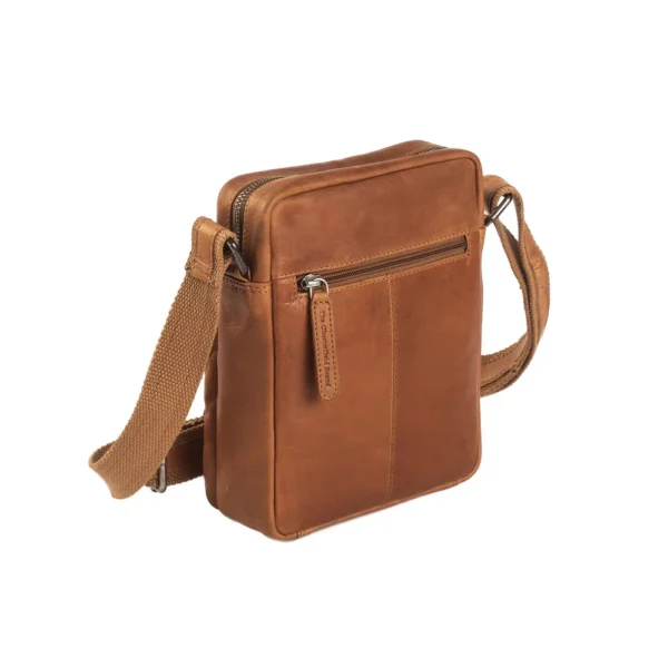 The Chesterfield Brand Borsa A Tracolla In Pelle Cognac Birmingham - immagine 3