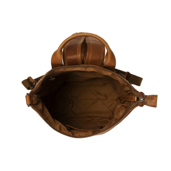 The Chesterfield Brand Zaino In Pelle Cognac Saar - immagine 2