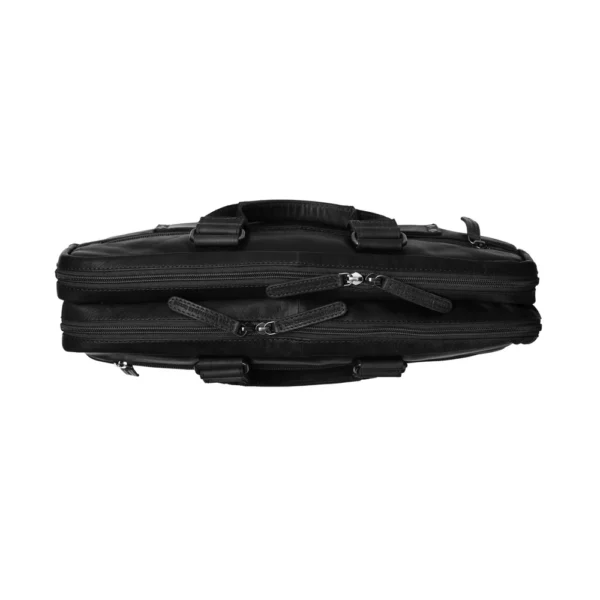 The Chesterfield Brand Borsa Porta PC In Pelle Nero Seth - immagine 4