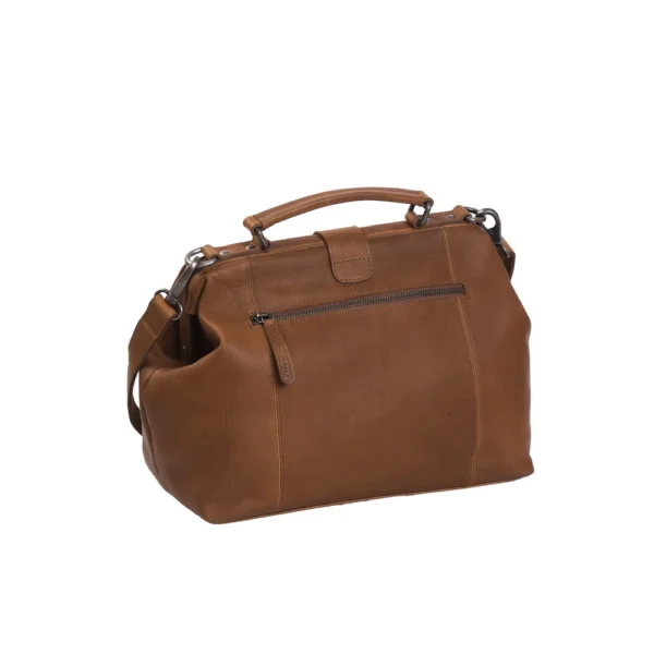 The Chesterfield Brand Borsa Dottore In Pelle Cognac Shaun - immagine 2