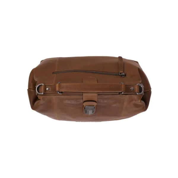 The Chesterfield Brand Borsa Dottore In Pelle Cognac Shaun - immagine 3