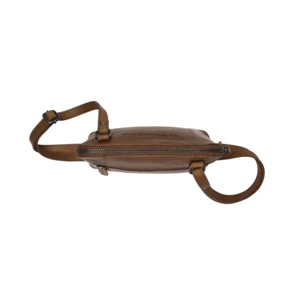 The Chesterfield Brand Borsa A Tracolla In Pelle Cognac River - immagine 2