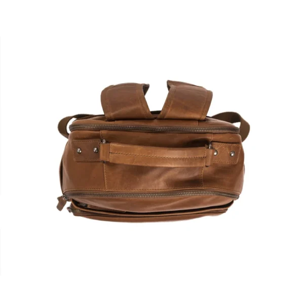The Chesterfield Brand Zaino In Pelle Cognac Austin - immagine 2