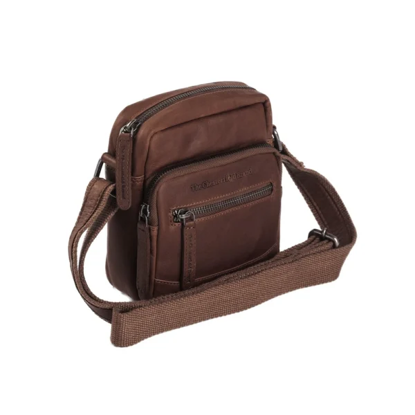 The Chesterfield Brand Borsa A Tracolla In Pelle Marrone Bremen - immagine 2