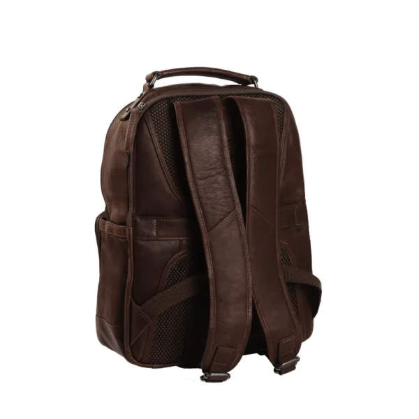 The Chesterfield Brand Zaino In Pelle Marrone Austin - immagine 7