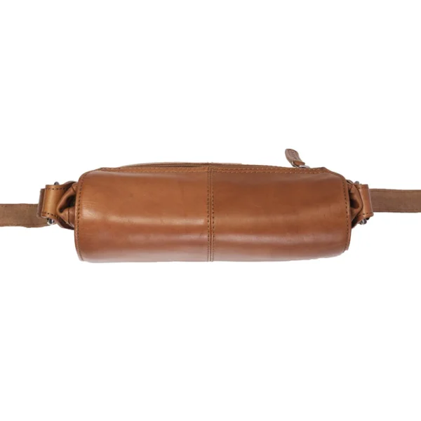 The Chesterfield Brand Borsa A Tracolla In Pelle Cognac Bodin - immagine 3