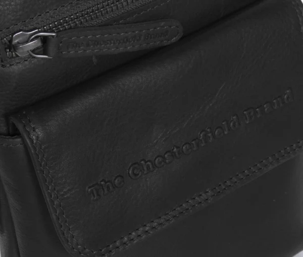 The Chesterfield Brand Borsa A Tracolla In Pelle Nero Lou - immagine 7