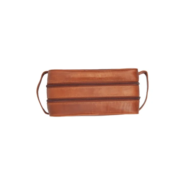 The Chesterfield Brand Beauty Case In Pelle Cognac Stacey - immagine 2