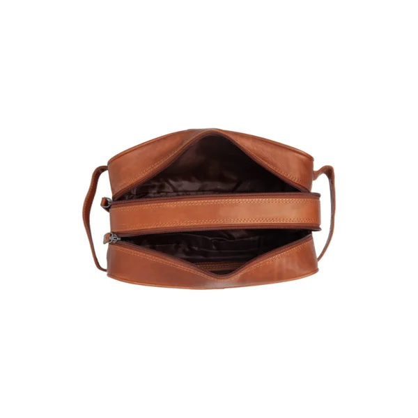 The Chesterfield Brand Beauty Case In Pelle Cognac Stacey - immagine 3