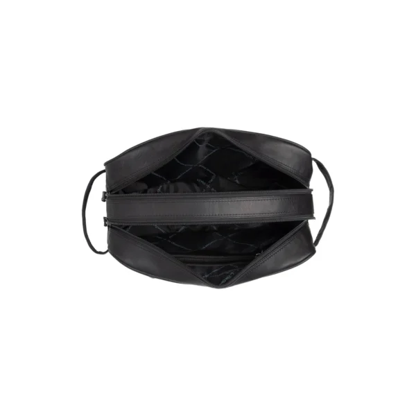 The Chesterfield Brand Beauty Case In Pelle Nero Stefan - immagine 4