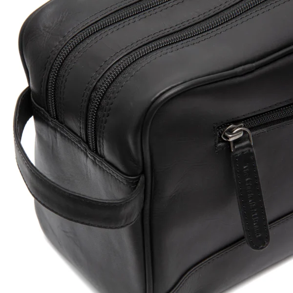 The Chesterfield Brand Beauty Case In Pelle Nero Stefan - immagine 5