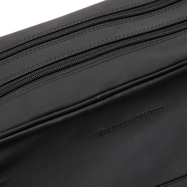 The Chesterfield Brand Beauty Case In Pelle Nero Stefan - immagine 6
