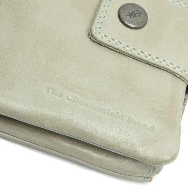 The Chesterfield Brand Portafoglio In Pelle Verde Oceano Mavona - immagine 3