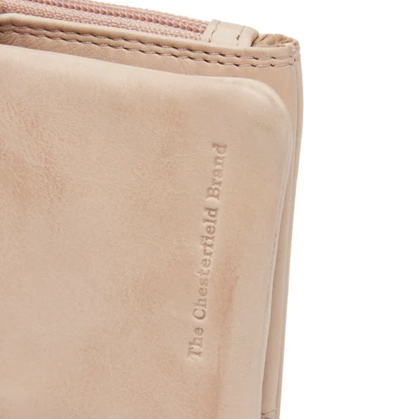 The Chesterfield Brand Portafoglio In Pelle Beige Fresno - immagine 6