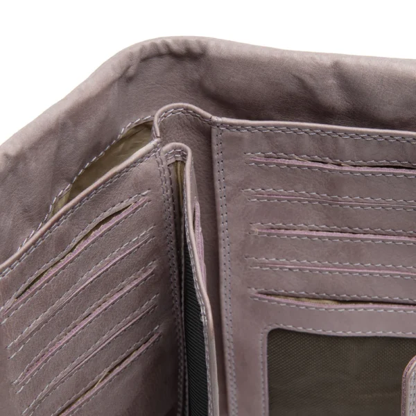 The Chesterfield Brand Portafoglio In Pelle Lilla Lavanda Fresno - immagine 4