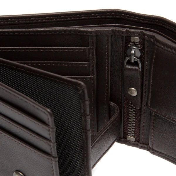 The Chesterfield Brand Portafoglio In Pelle Marrone Serie Nappa Hendrick - immagine 6