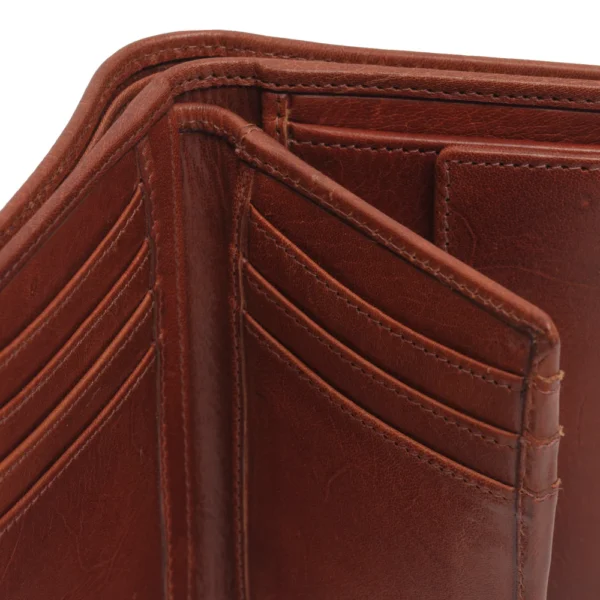 The Chesterfield Brand Portafoglio In Pelle Cognac Serie Novum Manerba - immagine 7