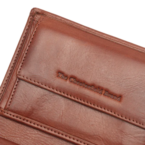 The Chesterfield Brand Portafoglio In Pelle Cognac Serie Novum Manerba - immagine 6
