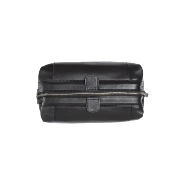 The Chesterfield Brand Beauty Case In Pelle Nero Serie Novum Biassa - immagine 3