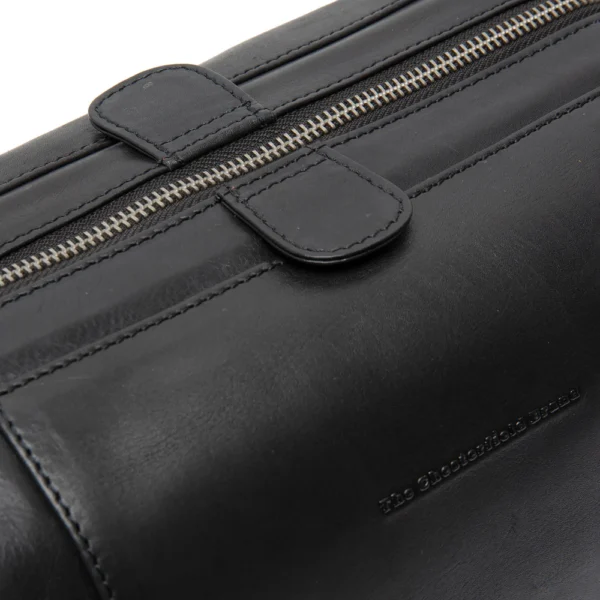 The Chesterfield Brand Beauty Case In Pelle Nero Serie Novum Biassa - immagine 5