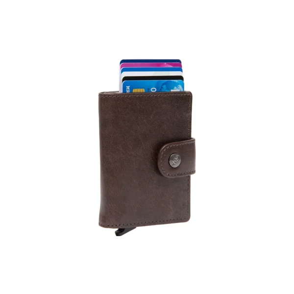 The Chesterfield Brand Portafoglio In Pelle Marrone Serie Novum Barrea