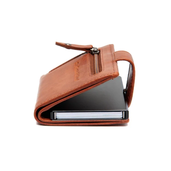 The Chesterfield Brand Portafoglio In Pelle Cognac Serie Novum Barrea - immagine 5