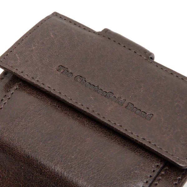 The Chesterfield Brand Portafoglio In Pelle Marrone Serie Novum Varrano - immagine 5