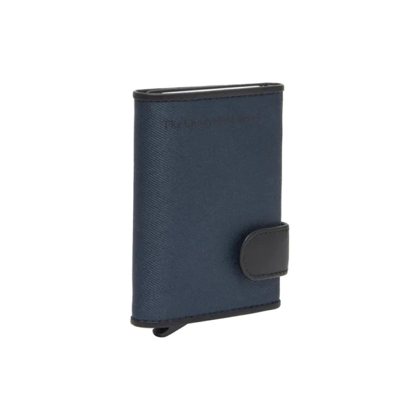 The Chesterfield Brand Portafoglio In Pelle Blu Navy Delsbo - immagine 4