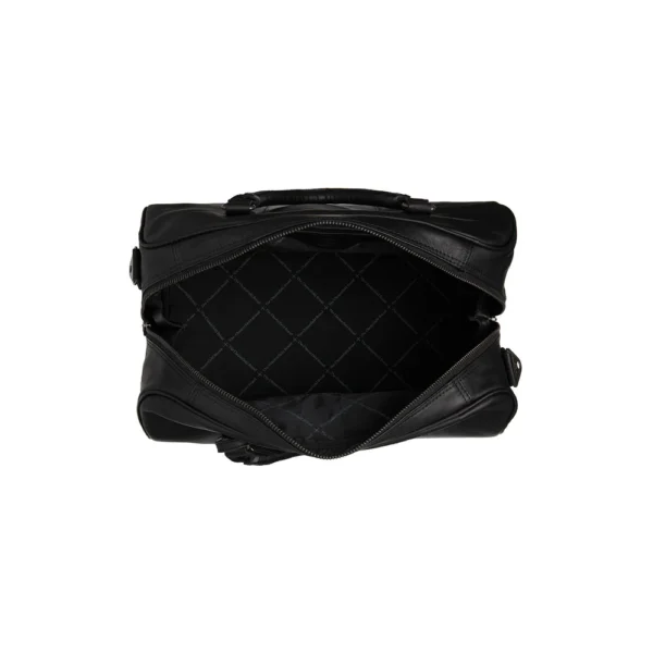 The Chesterfield Brand Borsa Da Weekend In Pelle Nero Liam - immagine 4