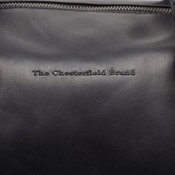 The Chesterfield Brand Borsa Da Weekend In Pelle Nero Conor - immagine 6