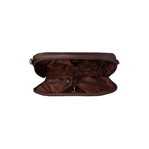 The Chesterfield Brand Borsa Da Weekend In Pelle Marrone Josh - immagine 6