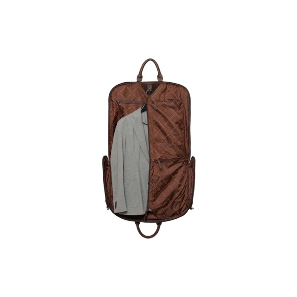 The Chesterfield Brand Borsa Da Weekend In Pelle Marrone Josh - immagine 3
