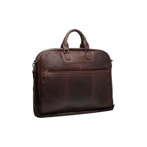 The Chesterfield Brand Borsa Da Weekend In Pelle Marrone Josh