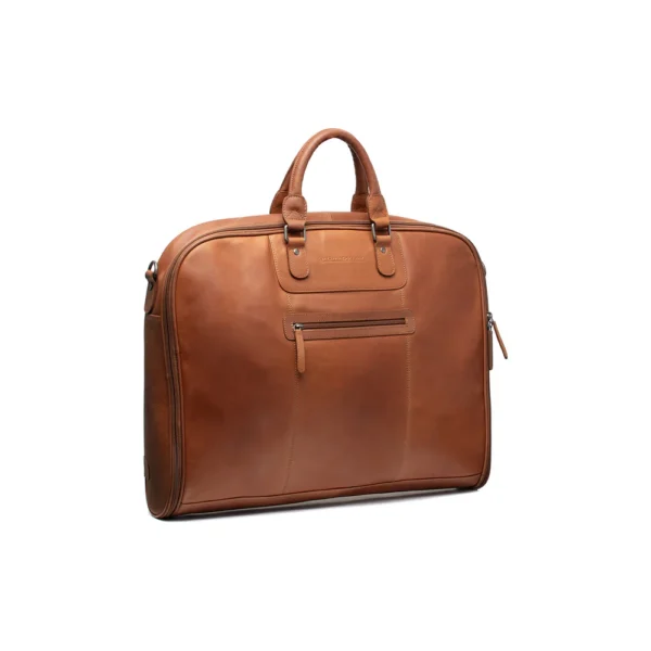 The Chesterfield Brand Borsa Da Weekend In Pelle Cognac Josh - immagine 8