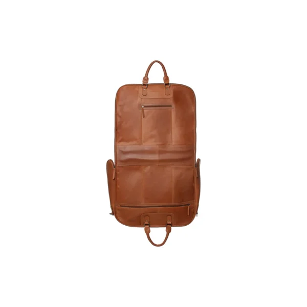 The Chesterfield Brand Borsa Da Weekend In Pelle Cognac Josh - immagine 2