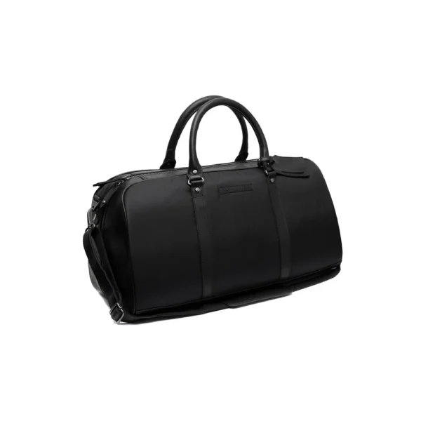 The Chesterfield Brand Borsa Da Weekend In Pelle Nero Tornio