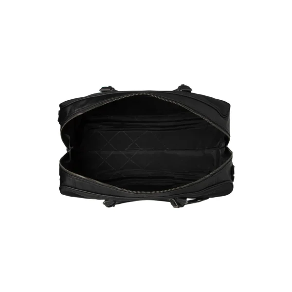 The Chesterfield Brand Borsa Da Weekend In Pelle Nero Tornio - immagine 4