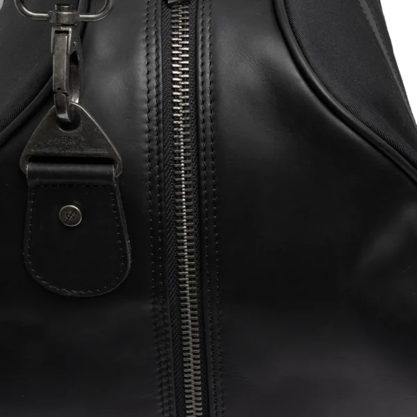 The Chesterfield Brand Borsa Da Weekend In Pelle Nero Tornio - immagine 7