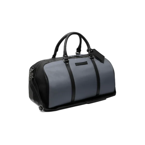 The Chesterfield Brand Borsa Da Weekend In Pelle Grigio Chiaro Tornio