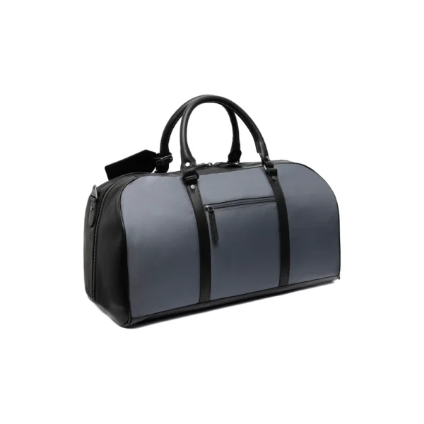 The Chesterfield Brand Borsa Da Weekend In Pelle Grigio Chiaro Tornio - immagine 2