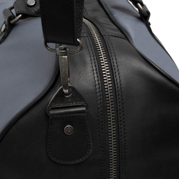 The Chesterfield Brand Borsa Da Weekend In Pelle Grigio Chiaro Tornio - immagine 5